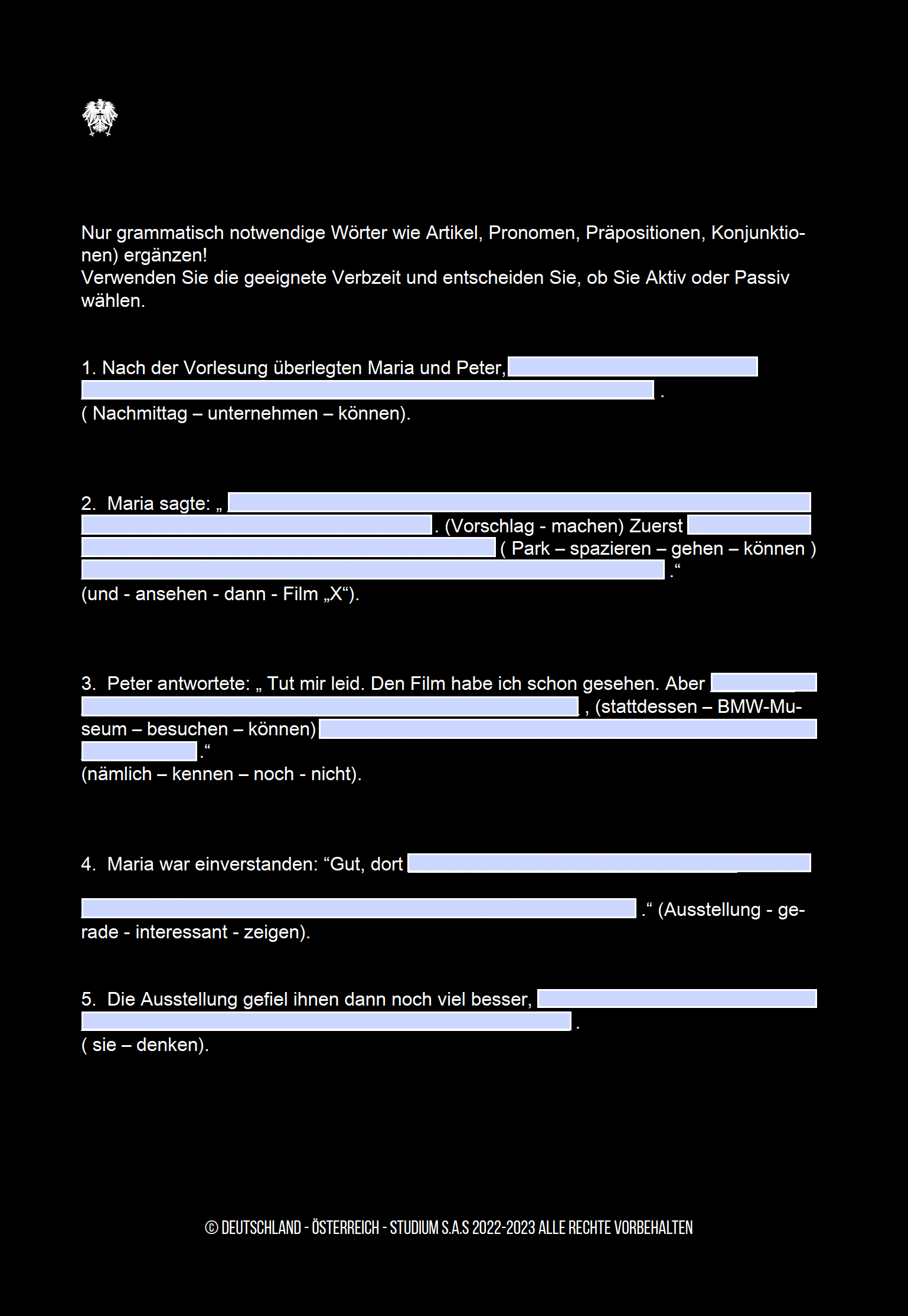 Vorbereitung Studienkolleg - DÖS