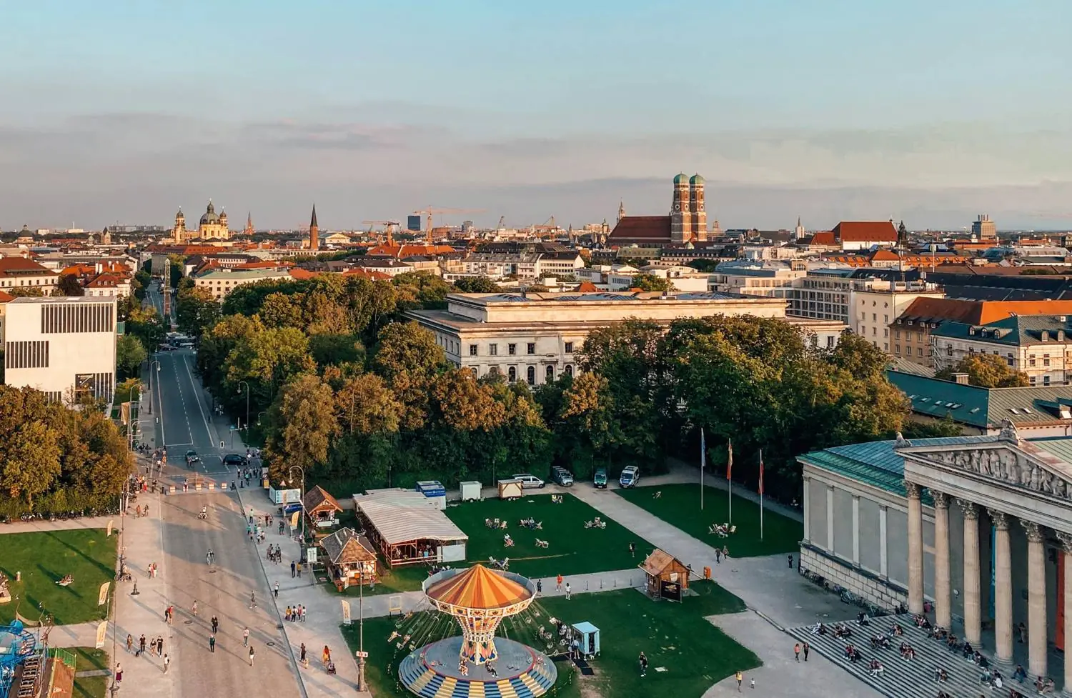 Estudia en Alemania Vista aérea de Múnich